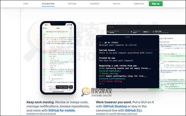 GitHub首页缩略图3