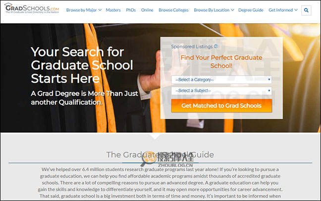 GradSchools首页缩略图