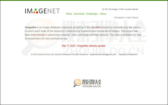 ImageNet：在线图像辨识测试系统【美国】