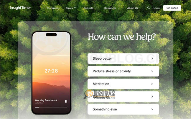 InsightTimer首页缩略图