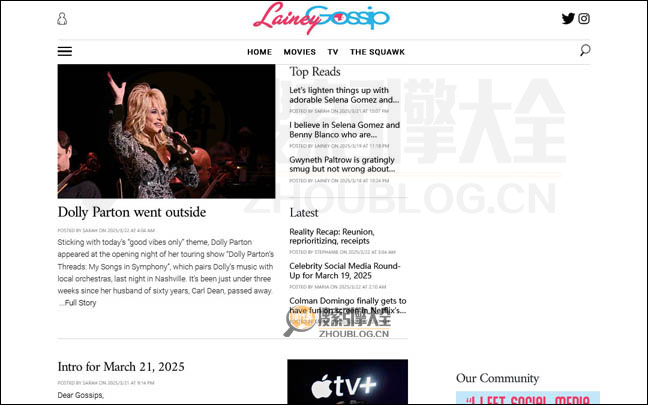 LaineyGossip首页缩略图