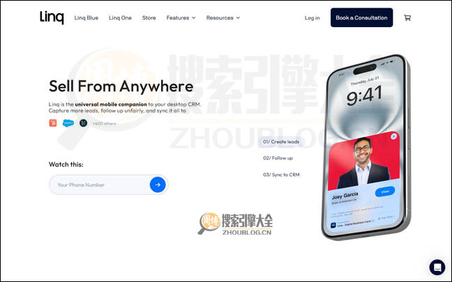 LinqApp首页缩略图