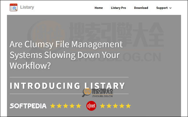 Listary首页缩略图
