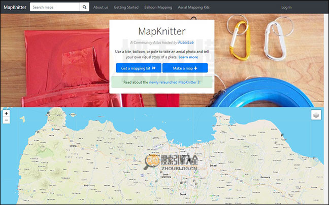 MapKnitter首页缩略图