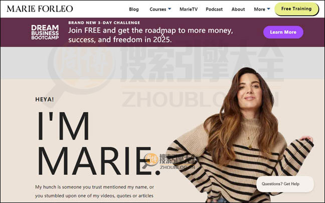 MarieForleo：玛丽弗里奥作家官网【美国】