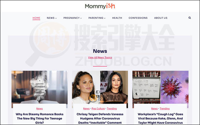 MomMyish首页缩略图