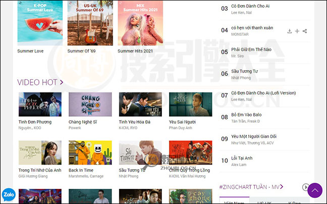 Mp3.zing.vn首页缩略图2