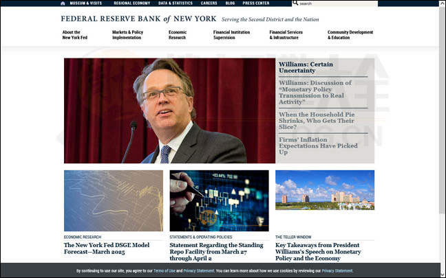 NewYorkFed：纽约联邦储备银行官网【美国】