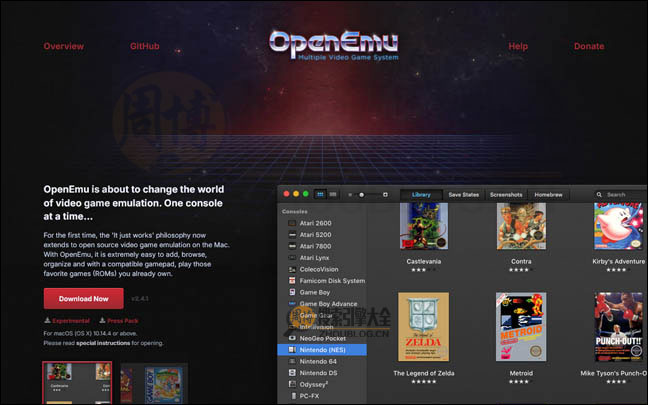Openemu：苹果系统开源游戏模拟器工具【美