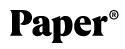 Paper logo
