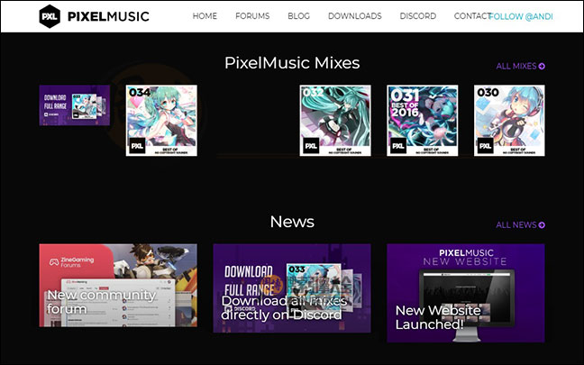 PixelMusic首页缩略图2