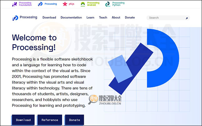 Processing首页缩略图