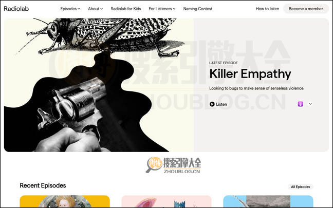 RadioLab首页缩略图
