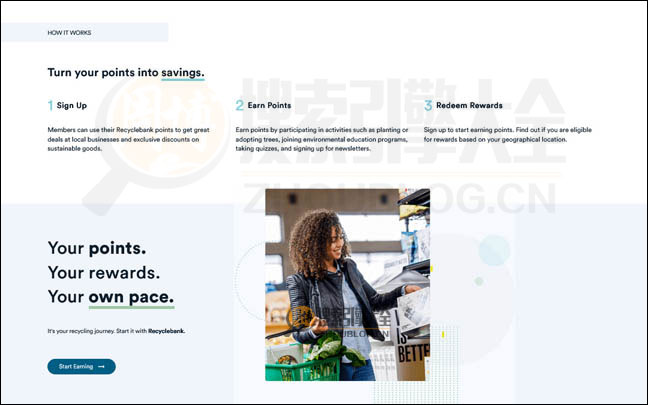 RecycleBank首页缩略图2