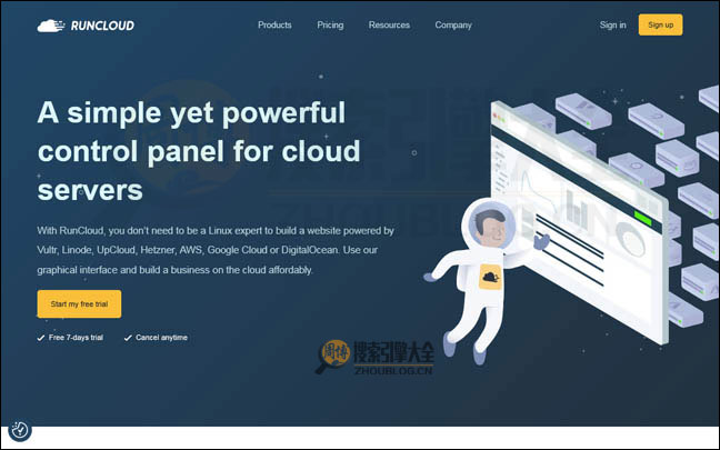 RunCloud首页缩略图
