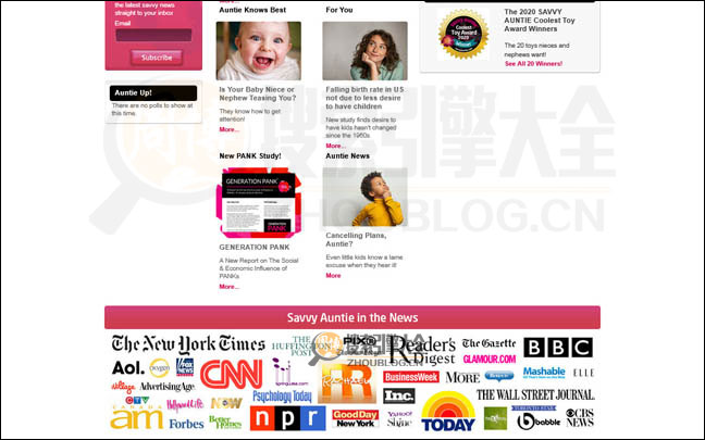SavvyAuntie首页缩略图2