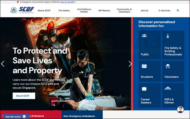 Scdf.gov.sg首页缩略图