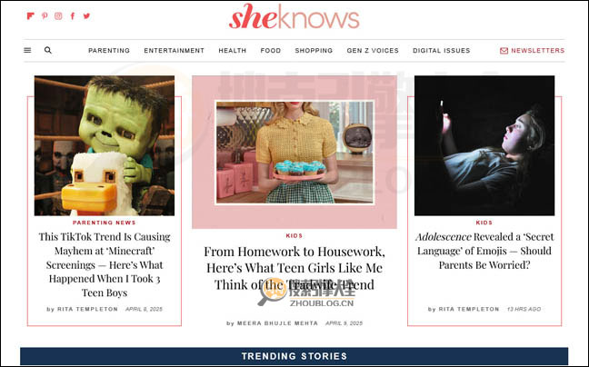 SheKnows首页缩略图