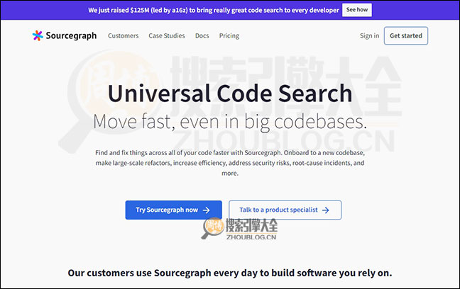 Sourcegraph：通用代码搜索浏览工具【美国