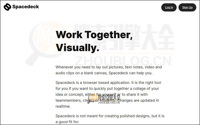 SpaceDeck首页缩略图