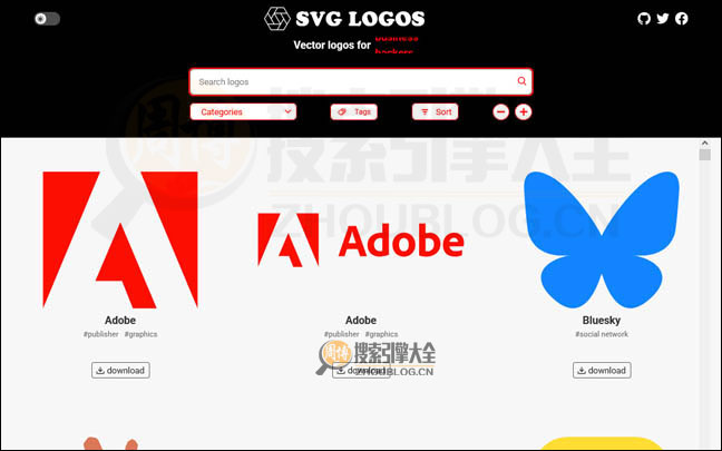 Svgporn首页缩略图