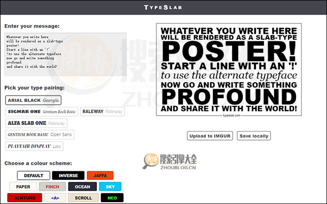 TypesLab首页缩略图