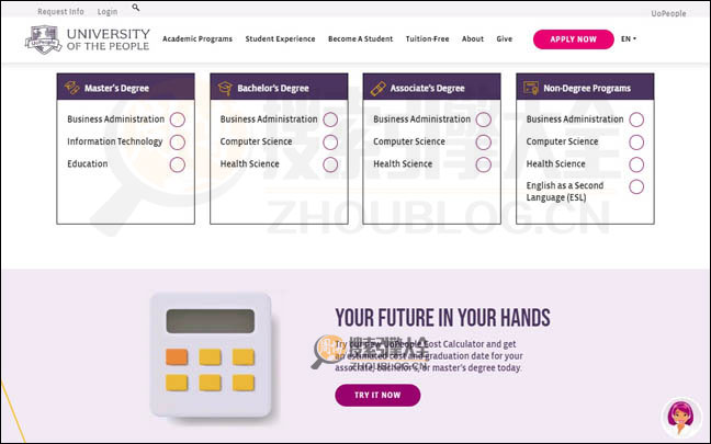 UoPeople首页缩略图2