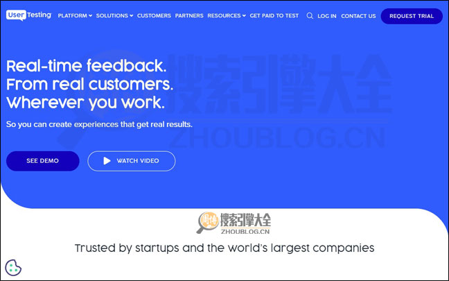 UserTesting：移动网站测试服务平台【美国