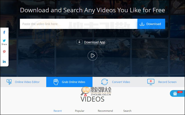 VideoGrabber首页缩略图