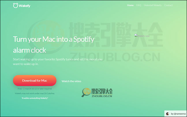 Wakefy首页缩略图