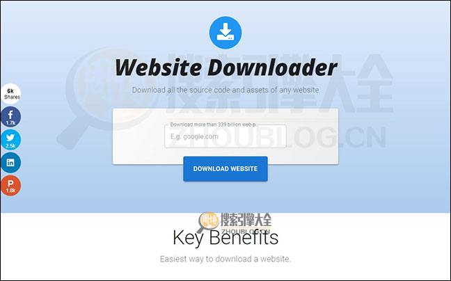 WebsiteDownloader：网站源码下载工具【美国