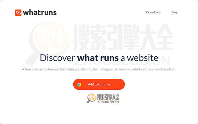 WhatRuns：网站技术与服务嗅探工具【加拿