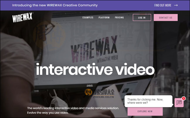 WireWax首页缩略图