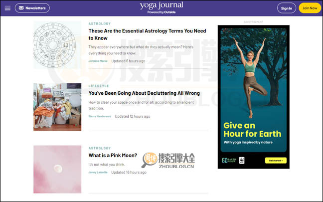YogaJournal首页缩略图2