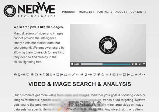 NerVve:基于像素的视频搜索引擎