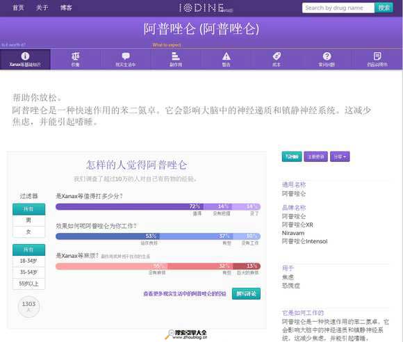 Iodine:在线药物搜索引擎