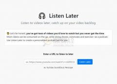 Listenlater：视频转换为音频播客工具[已无